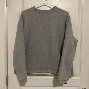 DN Grey Embroidered Crew Neck